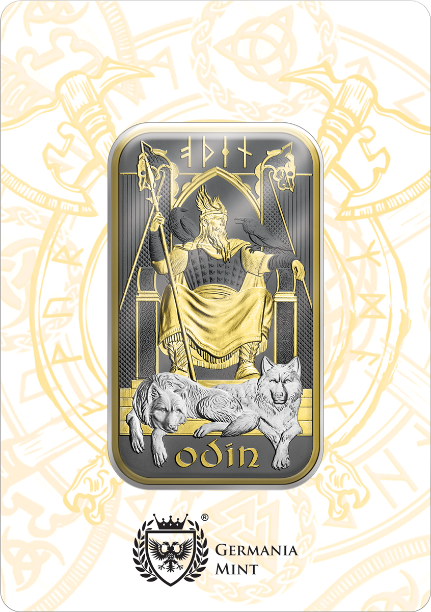 Großbritannien - Gott Odin 1oz Barren Special Edition