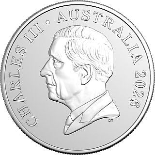 Australien Känguruh Mob of Six 2026 1 oz Silber im Slab