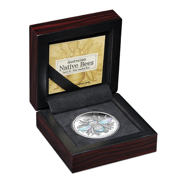 Niue - Australian Native Bees – Blue-banded Bee 2025