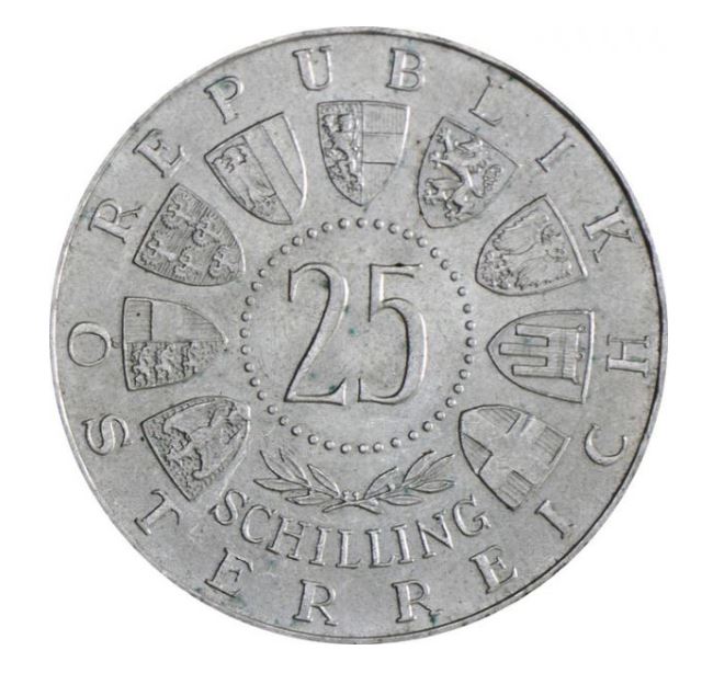 Österreich - 25 Schilling Normalprägung - Edelmetalle Koitz GnbR
