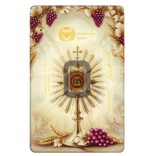 Germania Mint 1 g Goldbarren Erstkommunion 999,9