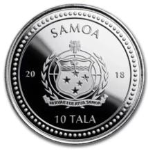 Samoa Seepferdchen 2018 Silbermünze 1 oz