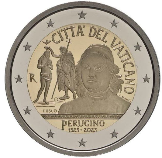 Vatikan 2€ 2023 - 500. Todestag Perugino