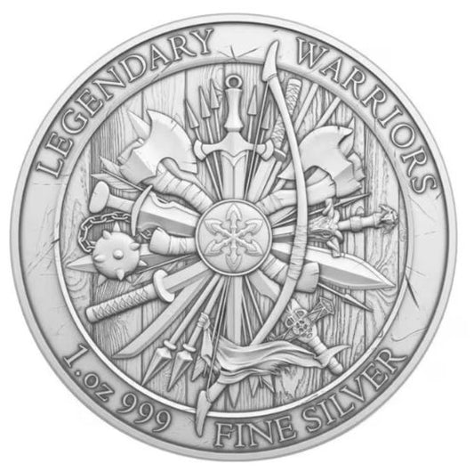 William Wallace Legendary Warriors Silbermedaille 1 oz