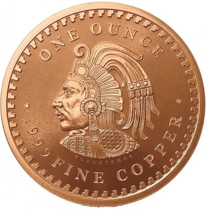 1oz Kupfer #22 USA Azteken Kalender