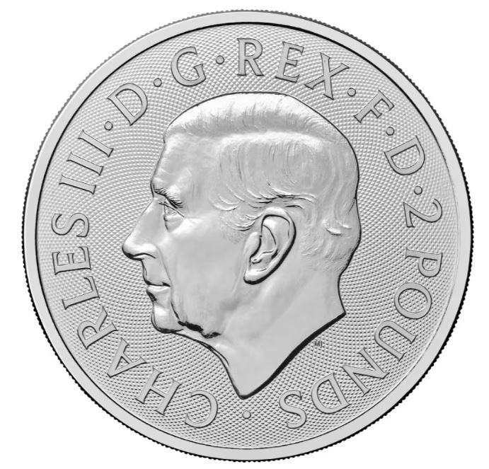 Royal Mint 1 Unze Silbermünze