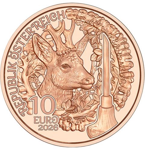 10 Euro Kupfer 2026 „Anpirschen“