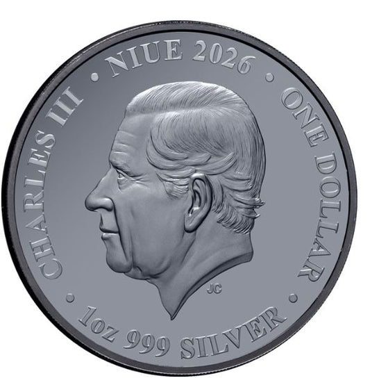 Niue - Tasmanischer Tiger Black Proof 2026