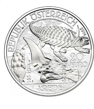 20 Euro Silber Gedenkmünze 2014 Leben auf der Erde Österreich PP im Etui