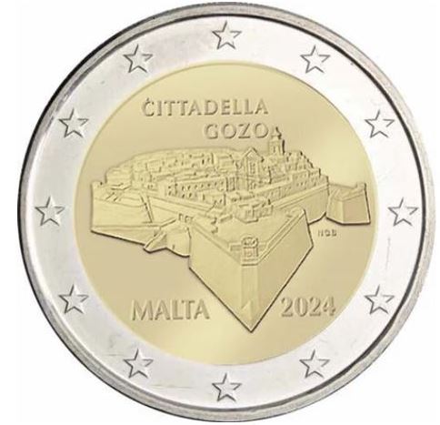 Malta 2€ 2024 - Zitadelle Gozo