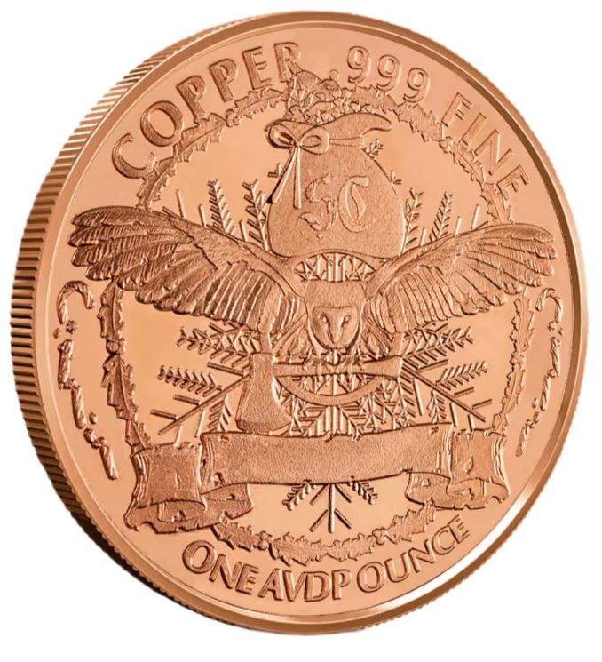 Deer Hunter Christmas is Cancelled 1 oz Kupfermedaille