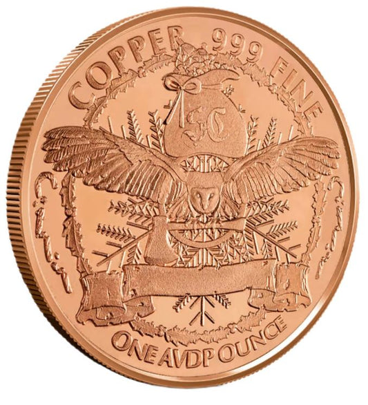 Deer Hunter Christmas is Cancelled 1 oz Kupfermedaille