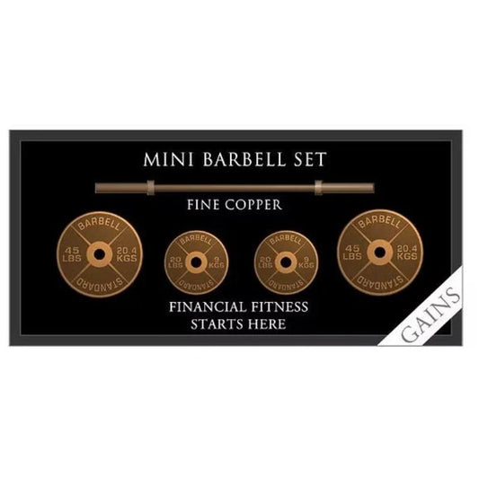 Mini Hantel Set 4 oz Kupfer