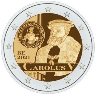 Belgien 2 Euro 2021 Karlsgulden