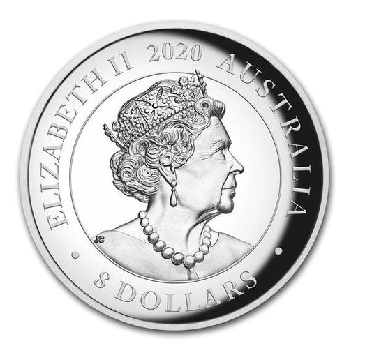 Australien Schwan 2020 5 oz Silber High Relief PP Perth Mint