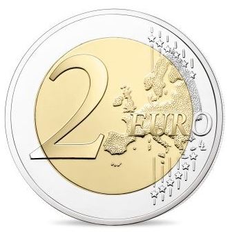 Belgien 2€ 2019 - 25 Jahre EMI CC Frankreich