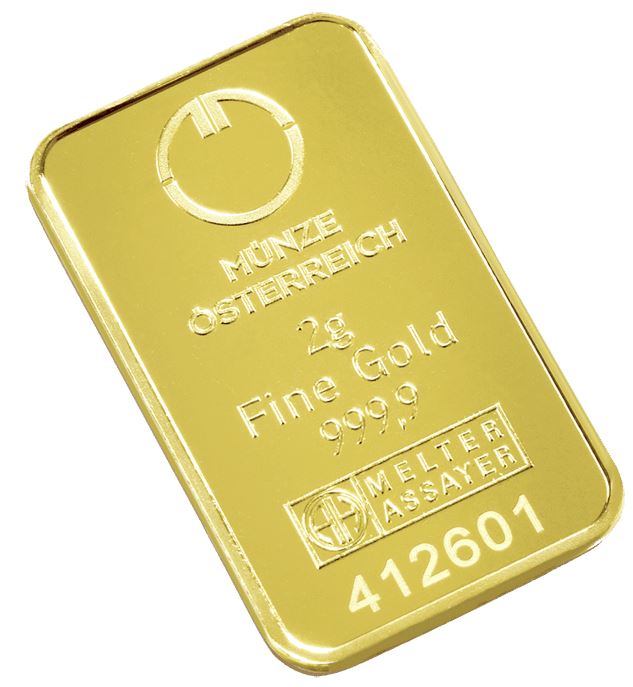 Goldbarren 2 Gramm Diverse - Edelmetalle Koitz GnbR