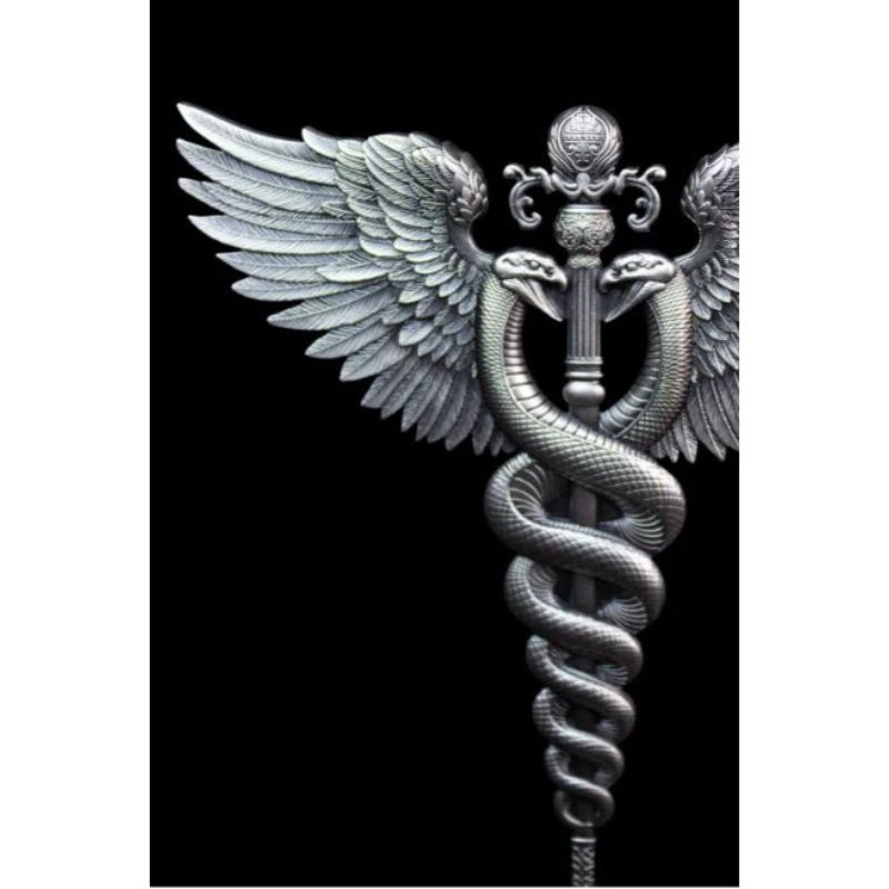 Südkorea - 2,5oz Caduceus Hermesstab 2025