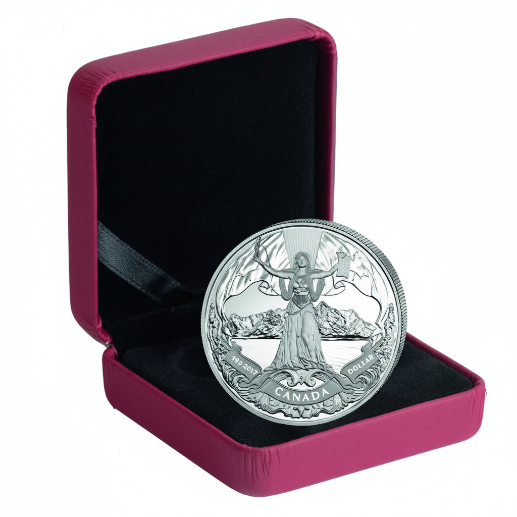 Kanada 1 Dollar 2017 150 Jahre Konföderation Silber PP