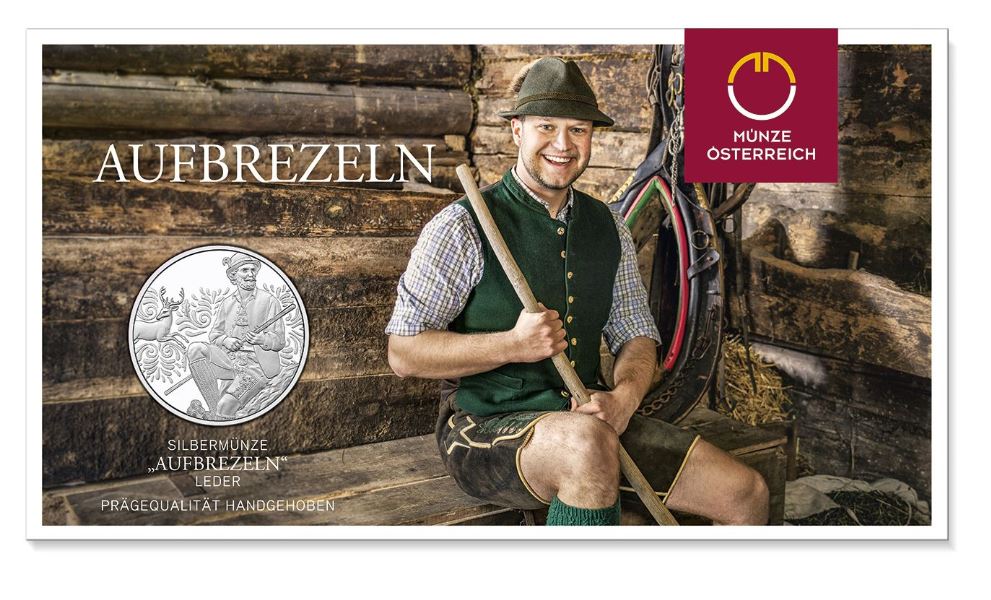 10 Euro Silber 2025 „Aufbrezeln - Leder“ hgh