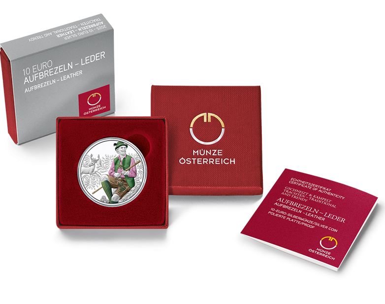 10 Euro Silber 2025 „Aufbrezeln - Leder“ PP