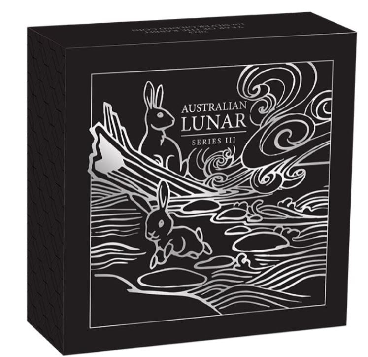 Australien - Lunar III Hase BU gilded 2023