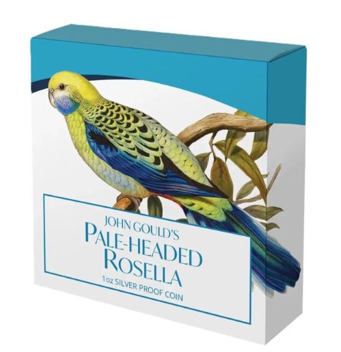 Niue Blasskopfsittich 2026 Silbermünze Proof Privy Mark