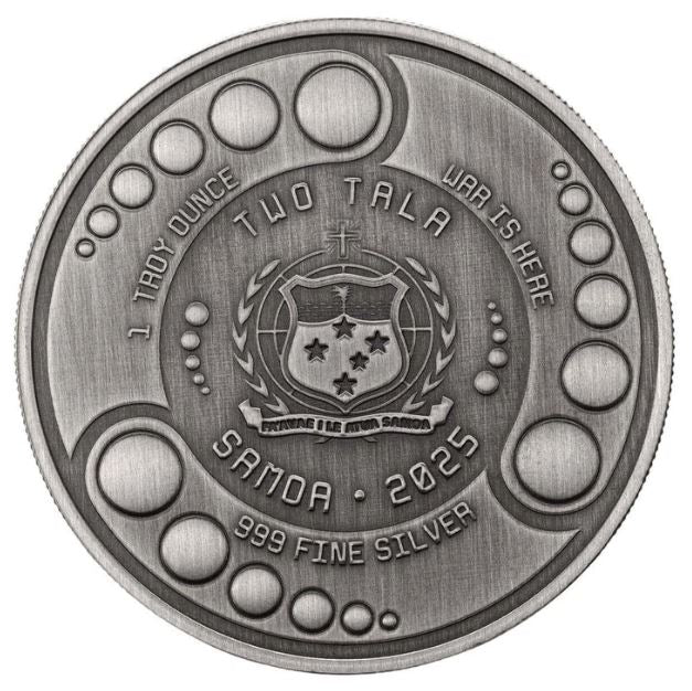 Alien 2025 Antiqued Silbermünze 1 oz Samoa