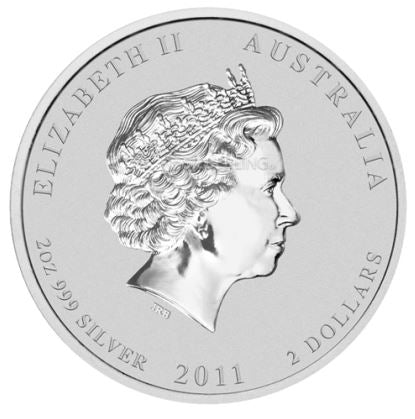 Australien - Lunar II Hase 2oz 2011