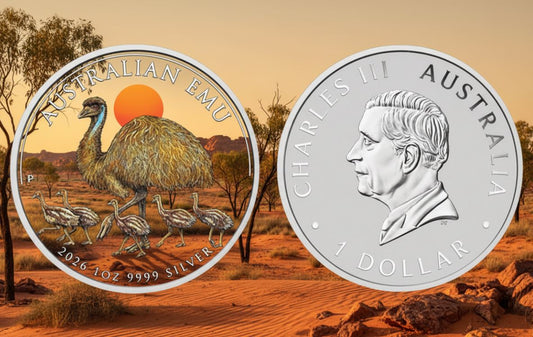 Australien - Emu 2026 coloriert