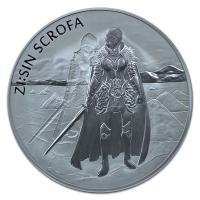 Zi:Sin Scrofa Ghost 2019 – 1 oz Silbermünze Südkorea, limitierte Ausgabe