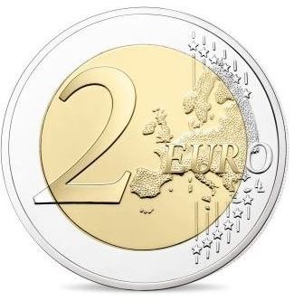2 euro hinten