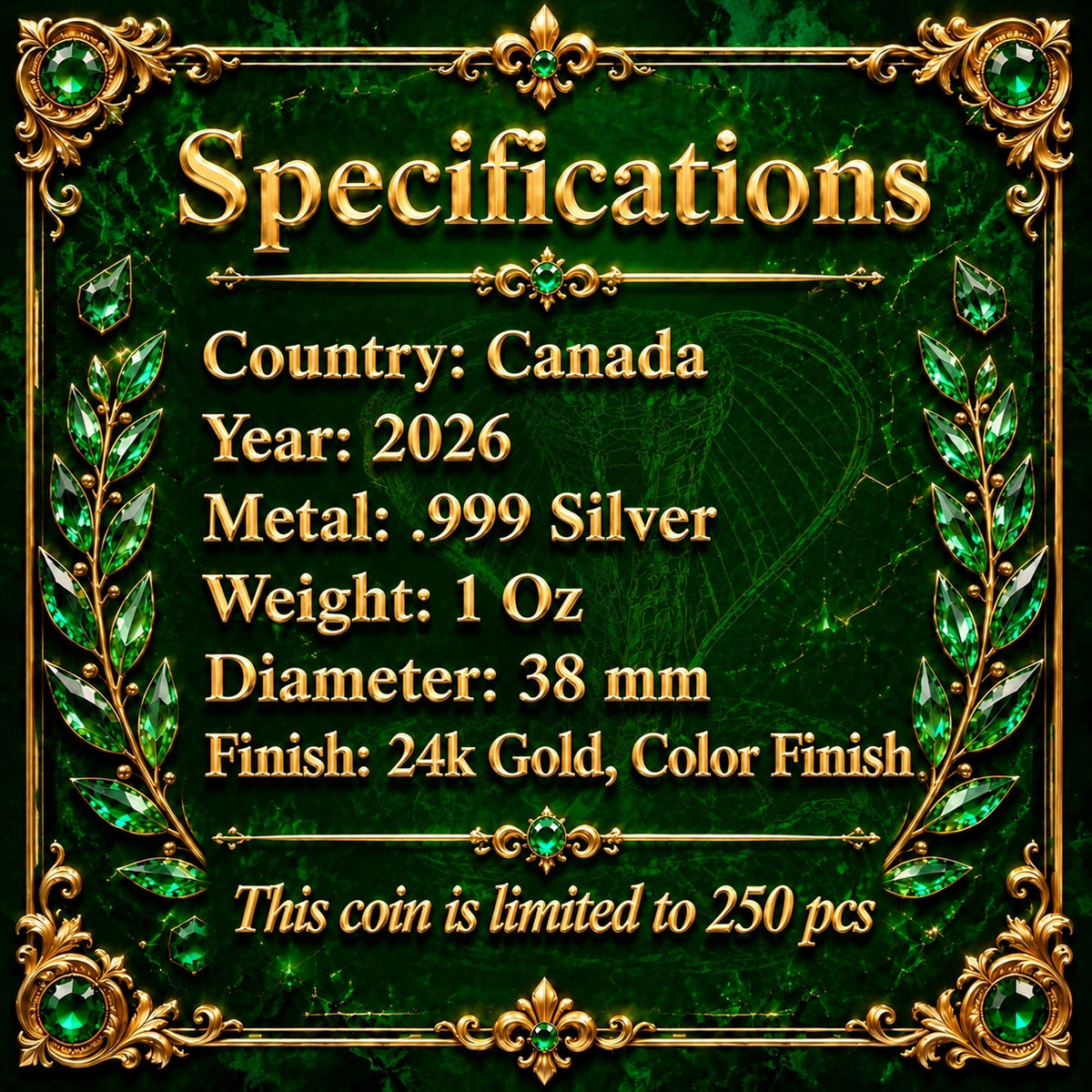 Kanada - Maple Leaf Emerald Venom 2026