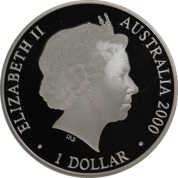Australien 1 Dollar Silbermünze 2000 – Proclamation Coins – Britannia Motiv – 1 oz Proof Silber