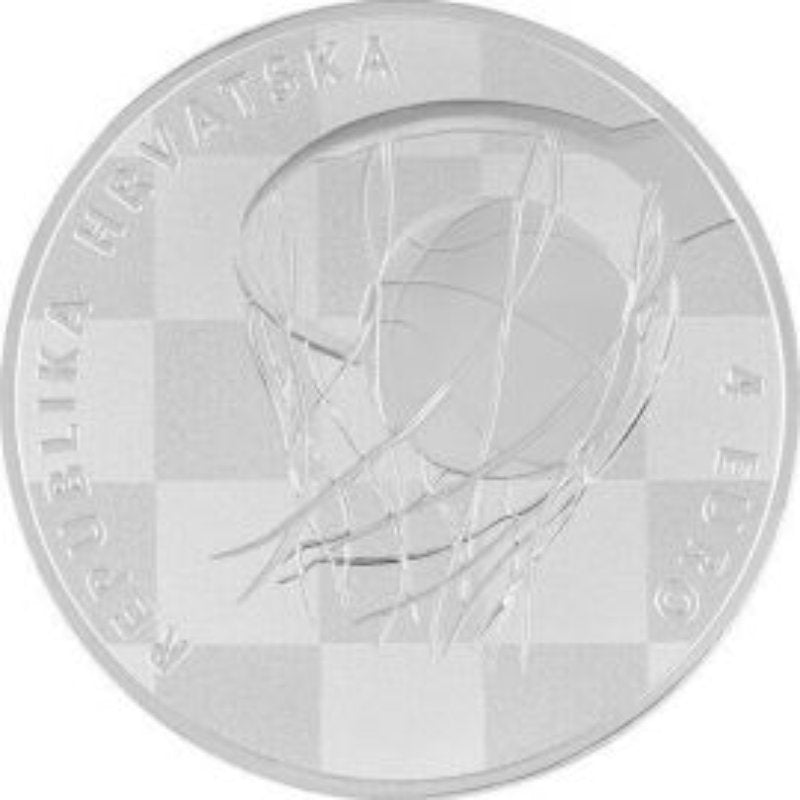 Kroatien 2024 Dražen Petrović 4 Euro 1 oz Silber PP in Originalverpackung mit Zertifikat