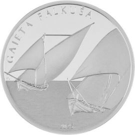 Kroatien Gajeta Falkuša 2025 1 oz Silber 4 Euro Proof
