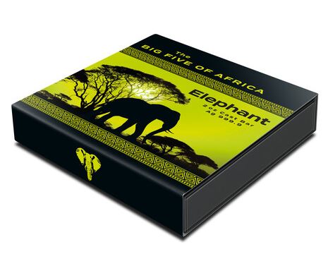 Krakow Mint - 2oz Big Five Elefant Barren 2024 - Edelmetalle Koitz GnbR