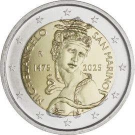 San Marino 2€ 2025 - Michelangelo