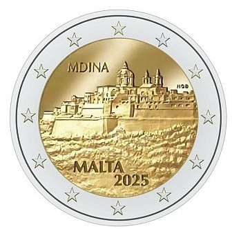 Malta 2€ 2025 - Mdina lose