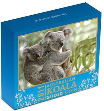 Australien - Koala 2011 Gilded in Box