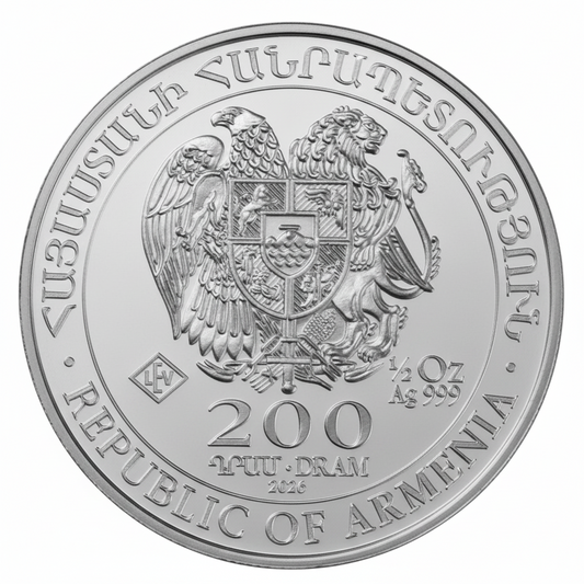 Armenien Arche Noah 2026 Silbermünze 1/2 oz
