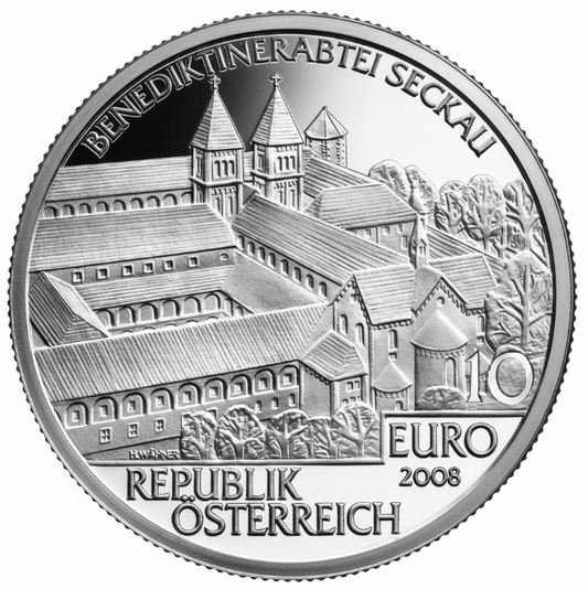 10 Euro Abtei Seckau 2008 Österreich Silber PP