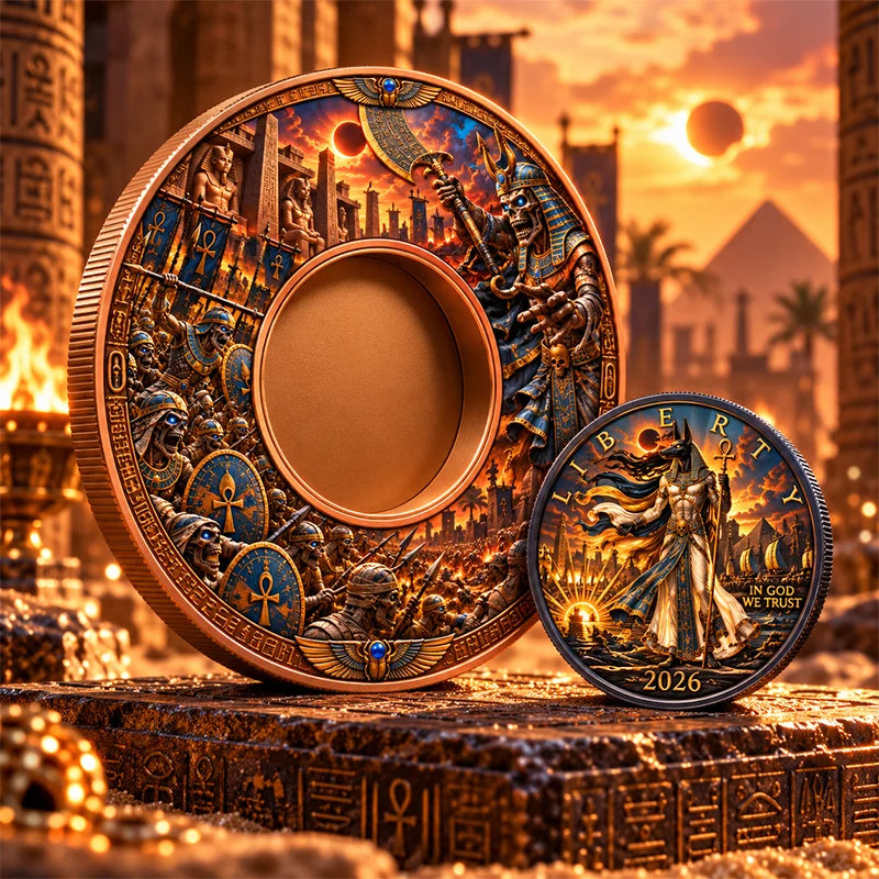 Silver Eagle und 1kg Kupfer Anubis gegen den verfluchten Pharao 2026