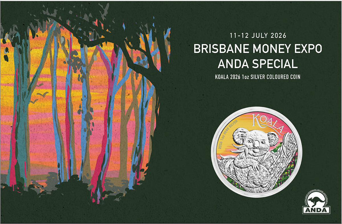 Australien Koala ANDA Brisbane Color 2026 – Präsentationskarte