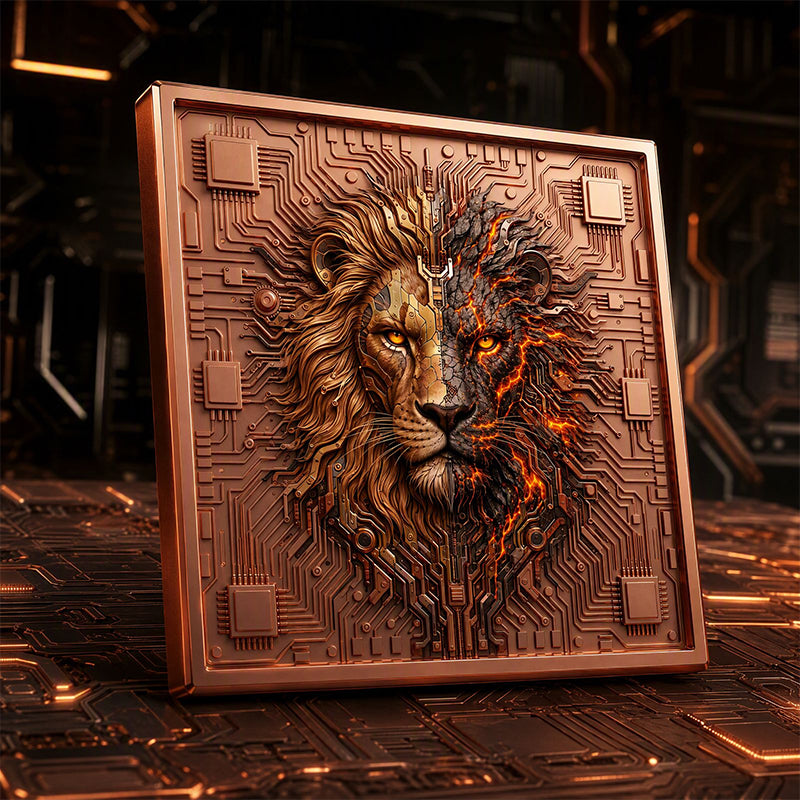 1oz Kupfer Cyber Lion 2026