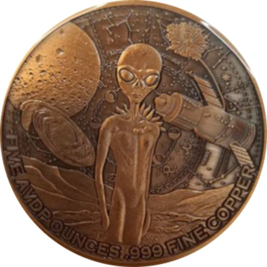 5oz Kupfer USA Alien Glow-in-the-Dark