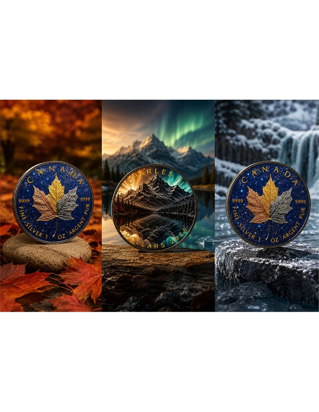 Kanada - DREI METALLE, EINE NATION Maple Leaf 2026