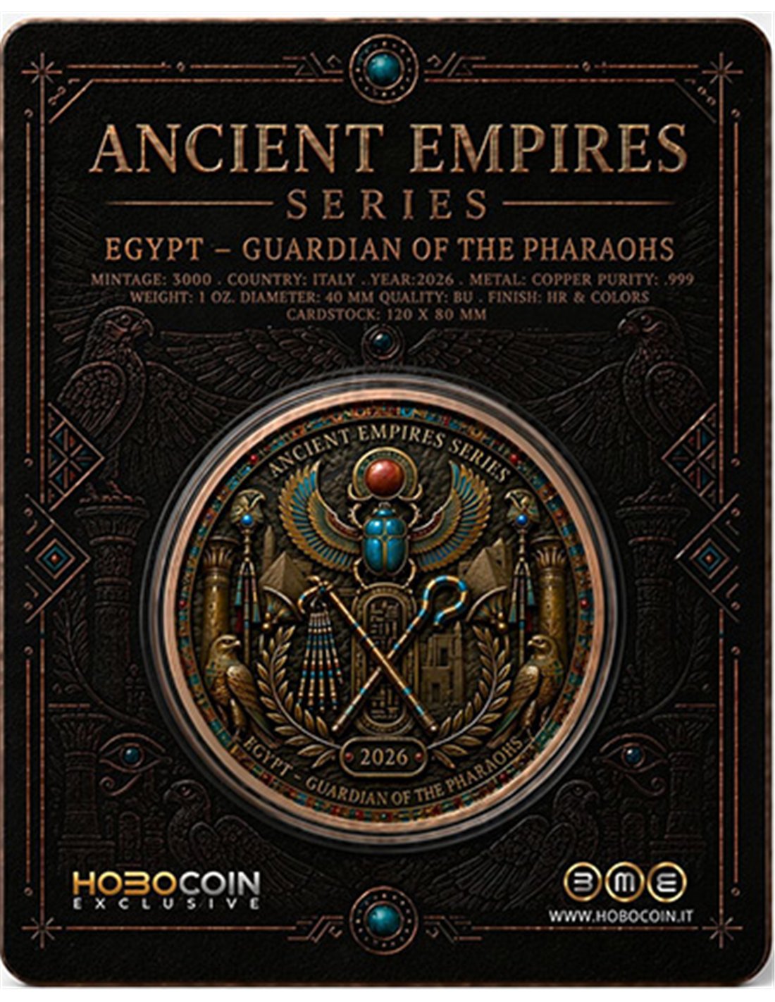 1oz Kupfer Italien - EGYPT Ancient Empires 2026