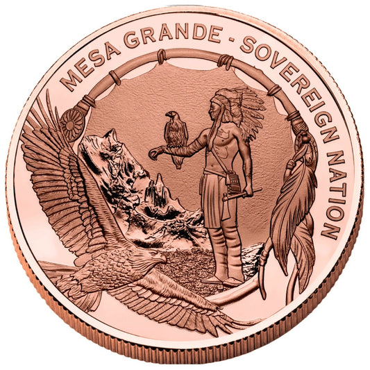 5oz Kupfer Mesa Grande - Roter Wolf coloriert