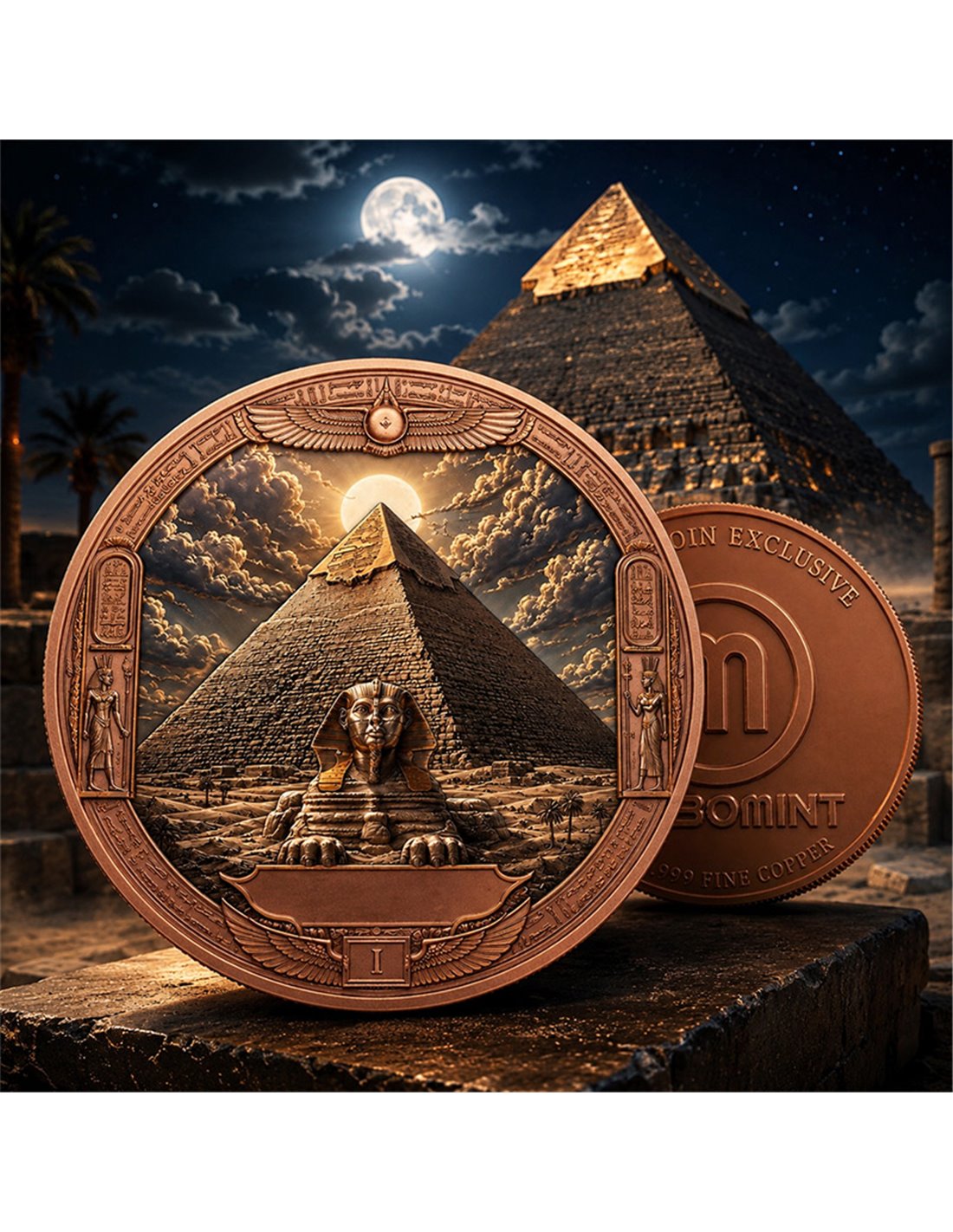 1kg Kupfer Italien - Pyramide von Gizeh 2026